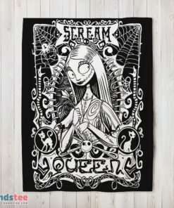 Premium Disney The Nightmare Before Christmas Sally Scream Queen Blanket Fleece Customized Blanket