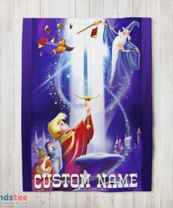Premium Disney The Sword In The Stone Legendary Blanket Fleece Customized Blanket