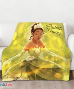 Premium Disney Tiana Princess The Princess And The Frog Blanket Fleece Customized Blanket - Image 3