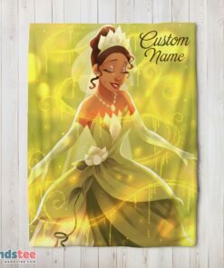 Premium Disney Tiana Princess The Princess And The Frog Blanket Fleece Customized Blanket