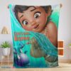 Premium Disney Toddler Moana Blanket Fleece Customized Blanket