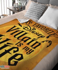 Premium Disney Villain Wife Halloween Blanket Cozy Funny And Unique Blanket - Image 3