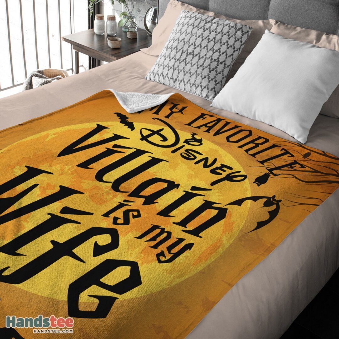 premium-disney-villain-wife-halloween-blanket-cozy-funny-and-unique-blanket-mk-01-2 Premium Disney Villain Wife Halloween Blanket Cozy Funny And Unique Blanket - Image 3