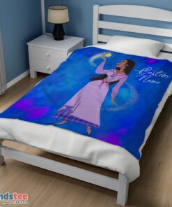 Premium Disney Wish Asha Princess Blanket Fleece Customized Blanket - Image 3