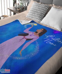 Premium Disney Wish Asha Princess Blanket Fleece Customized Blanket - Image 4