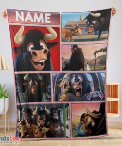 Premium Ferdinand And Friends The Gentle Bull's Journey Blanket Fleece Customized Blanket