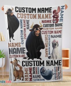 Premium Ferdinand The Bull And Friends Blanket Fleece Customized Blanket