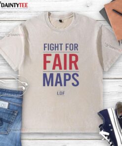 Premium Fight For Fair Maps LDF Washed T-Shirt in soft cotton, featuring a unique design for eco-conscious fashion enthusiasts.