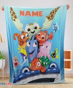 Premium Finding Nemo With Friends Blanket Fleece Customized Blanket