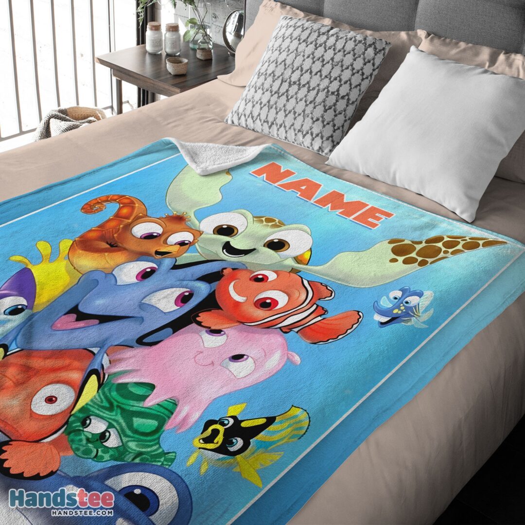 premium-finding-nemo-with-friends-blanket-fleece-customized-blanket-mk-03 Premium Finding Nemo With Friends Blanket Fleece Customized Blanket - Image 4