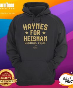 Alt Text: Premium Georgia Tech Yellow Jackets Football hoodie featuring Haynes King for Heisman design, perfect for fans.