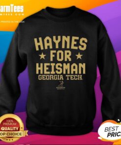Premium Georgia Tech Yellow Jackets Football sweatshirt featuring Haynes King for Heisman design, perfect for fans.