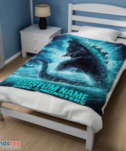Premium Godzilla King Of The Monsters Blanket Fleece Customized Blanket - Image 3