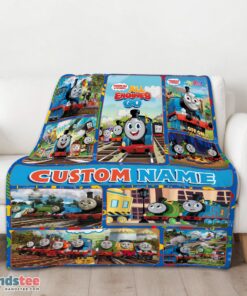 Premium Good Thomas & Friends Collage Blanket Fleece Customized Blanket - Image 3