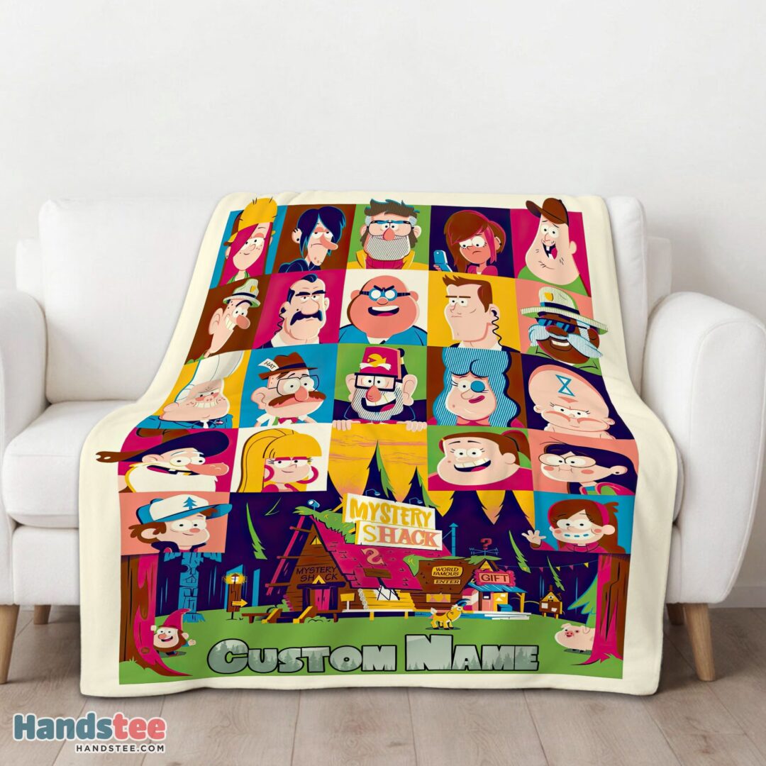 premium-gravity-falls-mystery-shack-characters-collage-blanket-fleece-customized-blanket-mk-01 Premium Gravity Falls Mystery Shack Characters Collage Blanket Fleece Customized Blanket - Image 3