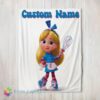 Premium Cute Good Disney Alice’s Wonderland Bakery Blanket Fleece Customized Blanket