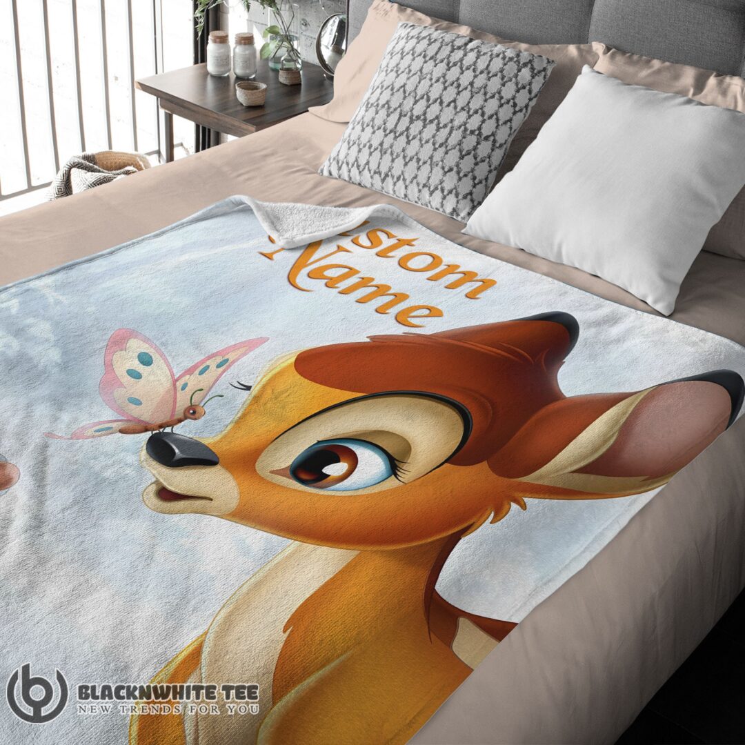 Premium Hot Disney Bambi And Thumper Blanket Fleece Customized Blanket