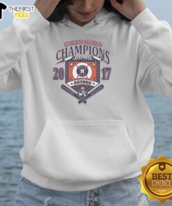 Premium Houston Astros White Cooperstown World Series Champions Arch Hoodie showcasing team pride and style.
