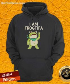 Premium I Am Frog Tifa hoodie featuring a fun frog design, perfect for Portland fans who love unique apparel.
