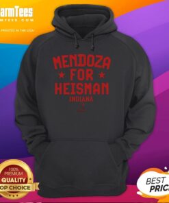 Alt Text: Premium Indiana Hoosiers Football Fernando Mendoza For Heisman hoodie featuring team colors and logo, perfect for fans.