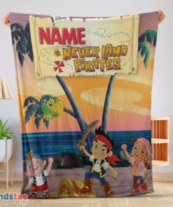 Premium Jake And The Never Land Pirates Blanket Fleece Customized Blanket