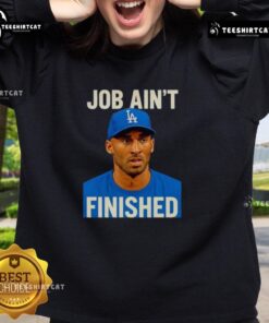 Premium Kobe Bryant Job Ain't Finished T-Shirt - Image 5