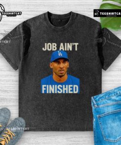 Premium Kobe Bryant Job Ain't Finished T-Shirt - Image 6
