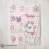 Premium Marie Cat Blanket Fleece Customized Blanket