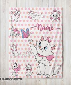Premium Marie Cat Blanket Fleece Customized Blanket