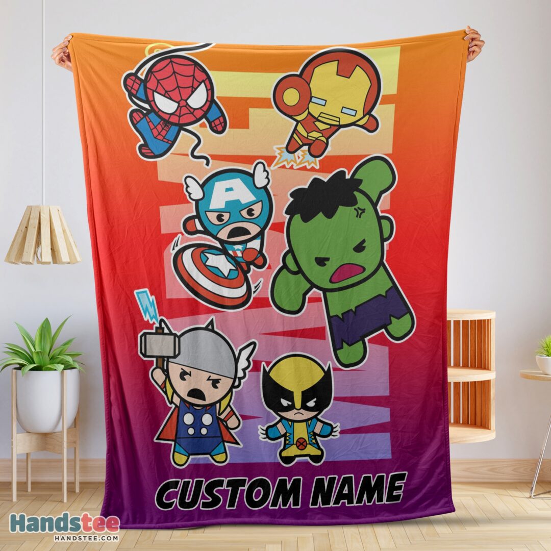 premium-marvel-superhero-avengers-skull-friends-birthday-cute-blanket-fleece-customized-blanket-mk-01-1 Premium Marvel SuperHero Avengers Skull Friends Birthday Cute Blanket Fleece Customized Blanket