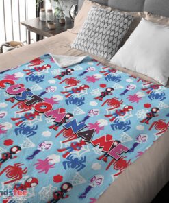 Premium Marvel Superhero Spidey And His Amazing Friends Birthday Cute Blanket Fleece Customized Blanket - Image 4