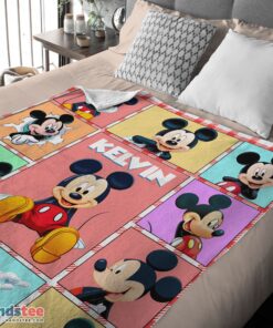 Premium Mickey Mouse Collage Blanket Fleece Customized Blanket - Image 4