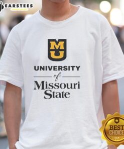 Premium MU University Missouri State T-Shirt featuring the school's logo and vibrant colors, perfect for fans and alumni.