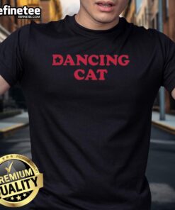 Premium NCT Wish Dancing Cat T-Shirt featuring a playful cat design, perfect for NCT fans and stylish casual wear.