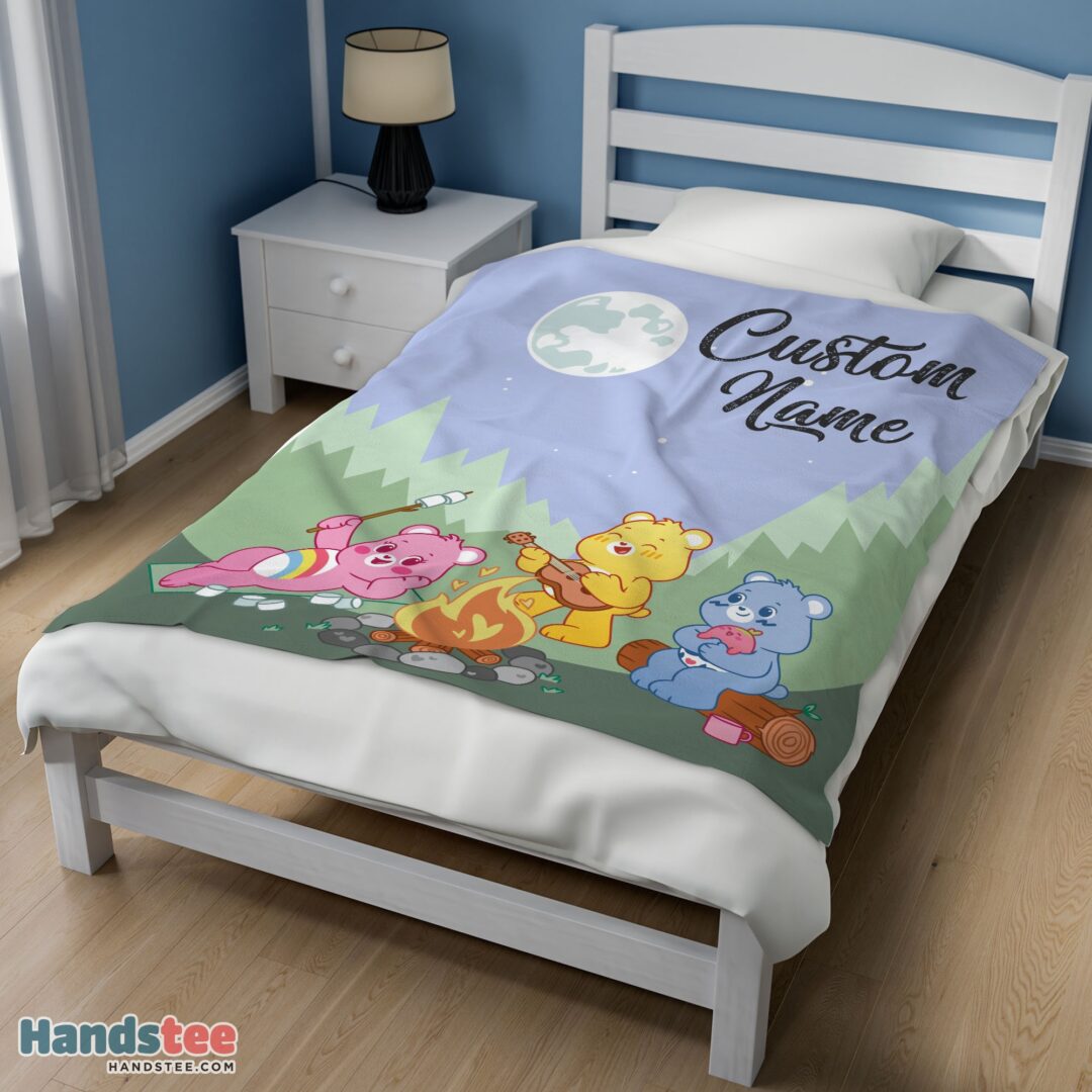 premium-nelvana-the-care-bears-family-camping-fleece-blanket-customize-blanket-mk-01-2 Premium Nelvana The Care Bears Family Camping Fleece Blanket Customize Blanket - Image 3