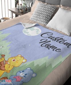 Premium Nelvana The Care Bears Family Camping Fleece Blanket Customize Blanket - Image 4