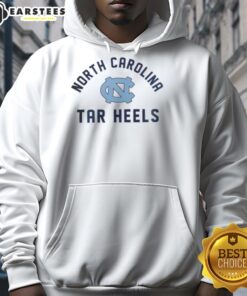 Premium North Carolina Tar Heels hoodie in navy blue, featuring team logo, perfect for fans and sports enthusiasts.