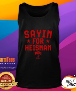 Alt Text: Premium Ohio State Buckeyes Football Julian Sayin For Heisman Tank Top showcasing team spirit and style.
