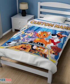 Premium Oliver & Company With Friends Drive Taxi Blanket Fleece Customized Blanket - Image 3