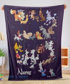 Premium Pefect Disney Cartoon All Disney Dog Blanket Fleece Customized Blanket
