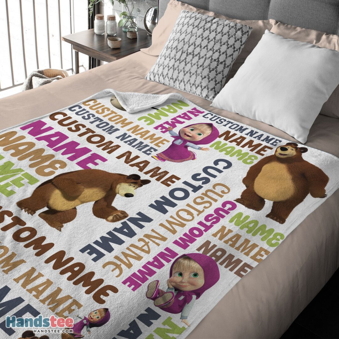 premium-personalized-masha-and-the-bear-blanket-fleece-customized-blanket-mk-03 Premium Personalized Masha And The Bear Blanket Fleece Customized Blanket - Image 4