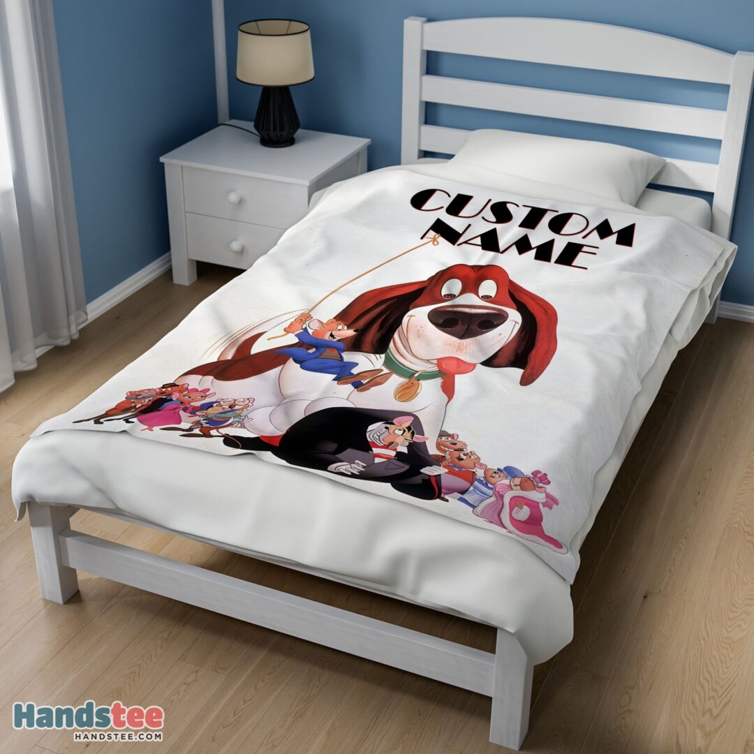 premium-personalized-the-great-mouse-detective-with-friends-blanket-fleece-customized-blanket-mk-02 Premium Personalized The Great Mouse Detective With Friends Blanket Fleece Customized Blanket - Image 3