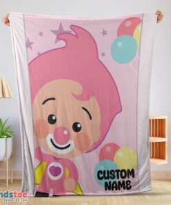 Premium Pink Plim Plim Love Blanket Fleece Customized Blanket