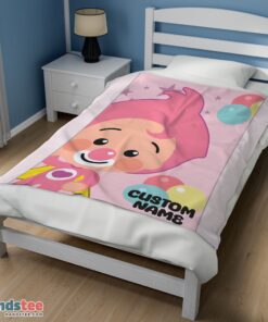 Premium Pink Plim Plim Love Blanket Fleece Customized Blanket - Image 3