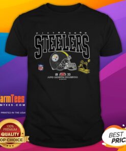 Premium Pittsburgh Steelers AFC North Division Est 1933 logo T-shirt, showcasing team pride and classic design.