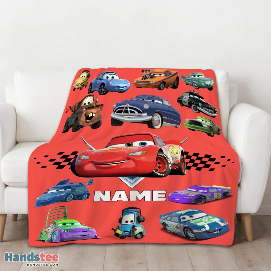 premium-pixar-cartoon-cars-character-blanket-fleece-customized-blanket-mk-01 Premium Pixar Cartoon Cars Character Blanket Fleece Customized Blanket - Image 3