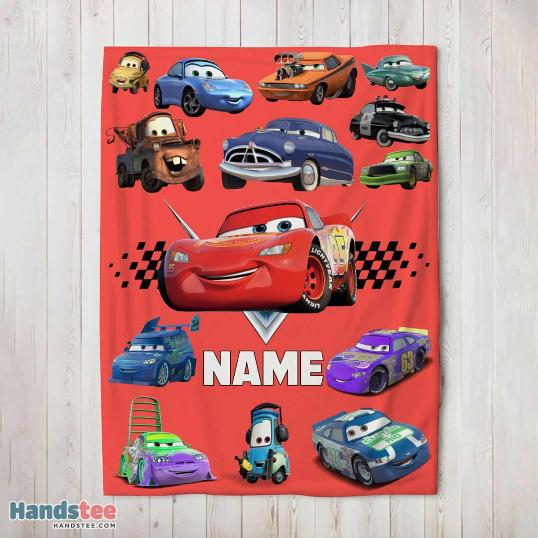 premium-pixar-cartoon-cars-character-blanket-fleece-customized-blanket-mk-02 Premium Pixar Cartoon Cars Character Blanket Fleece Customized Blanket