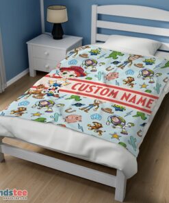 Premium Pixar Toy Story Cowgirl With All Friends Blanket Fleece Customized Blanket - Image 3