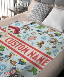 Premium Pixar Toy Story Cowgirl With All Friends Blanket Fleece Customized Blanket - Image 4
