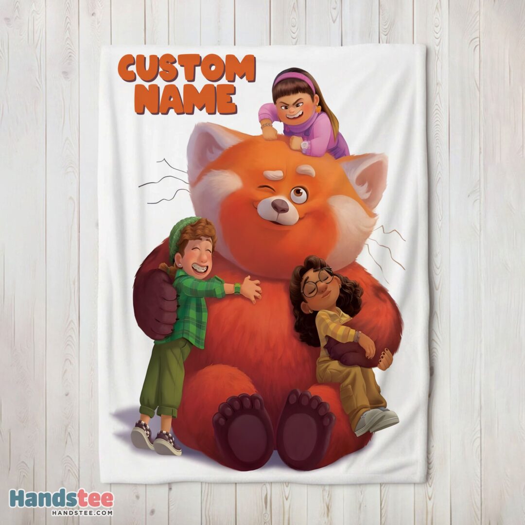premium-pixar-turning-red-with-friends-blanket-fleece-customized-blanket-mk-02-1 Premium Pixar Turning Red With Friends Blanket Fleece Customized Blanket